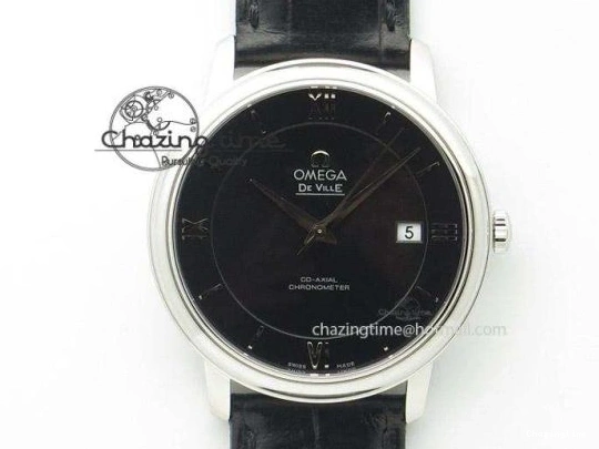 0507 Practical De Ville RG MKF 1:1 Best Edition Silver Dial RG Markers on Brown Leather Strap MIYOTA 9015 V 8049